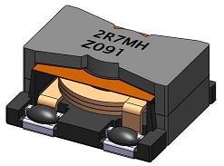 Sumida-CDPQ2010NP-100M-160 Induktionsspule, Oberflächenmontage SMD POWER INDUCTOR, MAGNETICALLY SHIELDED