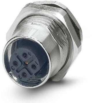 PHOENIX CONTACT-1543650 Sensor Accessories Sensor/actuator flush-type socket, 5-pos., M12 SPEEDCON, B-coded, rear/screw mounting with Pg9 thread, with straight solder connection