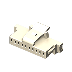 Samtec-ISS1-09 Custodia filo connettore dedicato Conn Housing RCP 9 POS 1mm Crimp ST Cable Mount Black Micro Mate™
