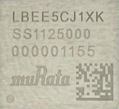 Murata Manufacturing-LBEE5CJ1XK-687 Módulo inalámbrico combinado WLAN+BT Module 2412MHz to 2472MHz/5180MHz to 5825MHz 81-Pin SMD T/R