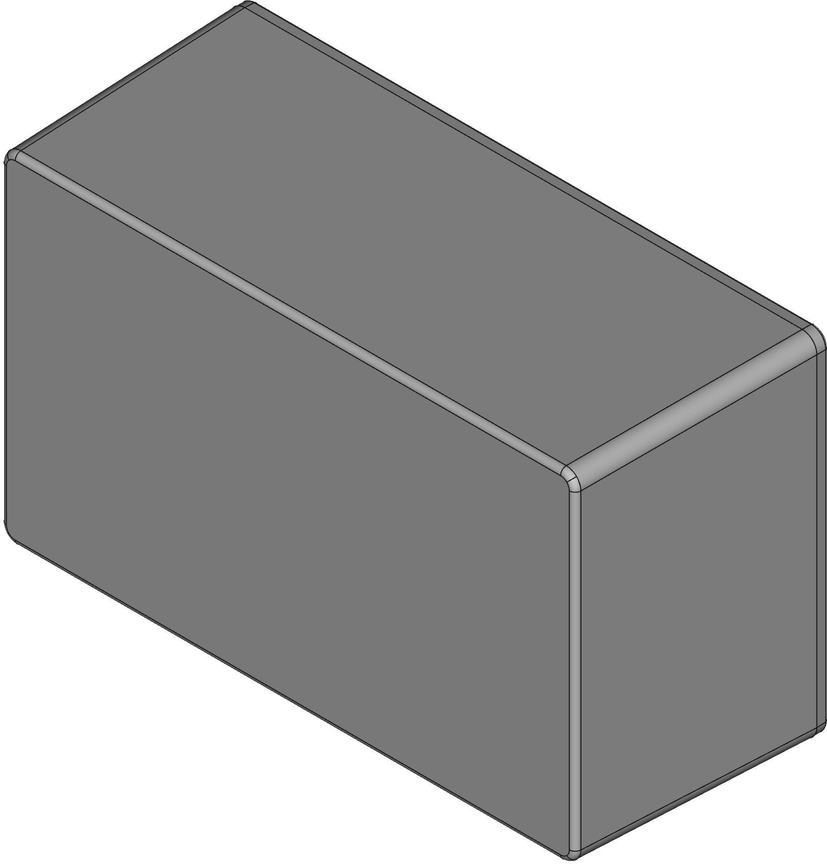 Hammond Manufacturing-1590WEEBK  Black Die Cast Aluminum Wall Mount Watertight Enclosure