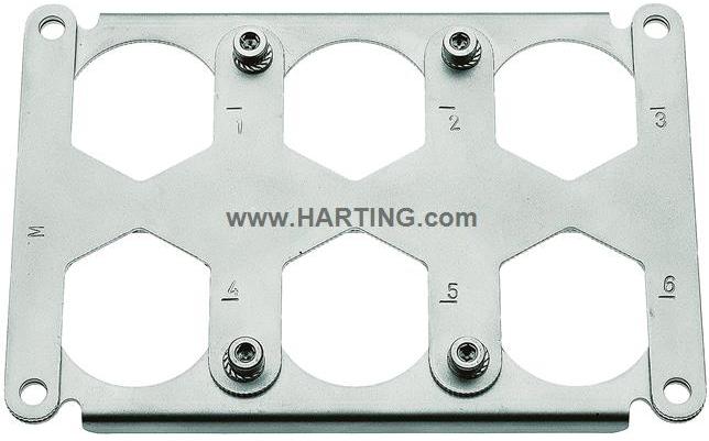 HARTING-09400489906 Steckverbinderzubehör FRAME HAN 6HC -F 350A