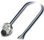 PHOENIX CONTACT-1405239 null Cable Assembly Circular Litz Wire 0.5m 22AWG M12 Circular 4 POS M Crimp