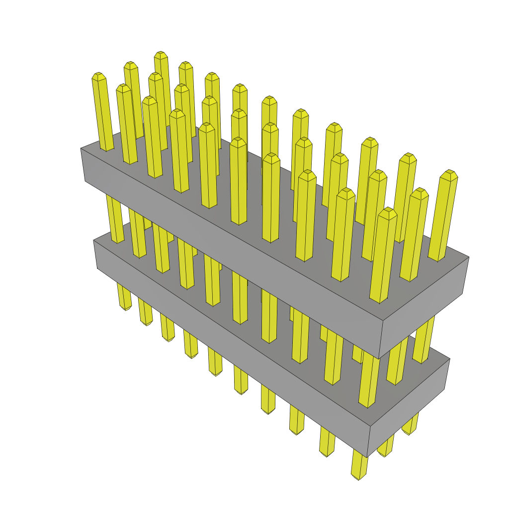 Samtec-TW-10-05-G-T-310-120 Steckverbinderleisten und Leiterplattenbuchsen Conn Board Stacker HDR 30 POS 2mm Solder ST Top Entry Thru-Hole Bulk