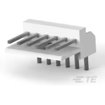 TE Connectivity-171826-6 Embases de raccordement et réceptacles PCB Conn Wire to Board HDR 6 POS 2.5mm Solder RA Side Entry Thru-Hole Bag