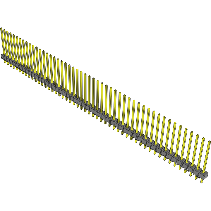Samtec-TSW-150-17-L-S Steckverbinderleisten und Leiterplattenbuchsen Conn Unshrouded Header HDR 50 POS 2.54mm Solder ST Top Entry Thru-Hole Bulk