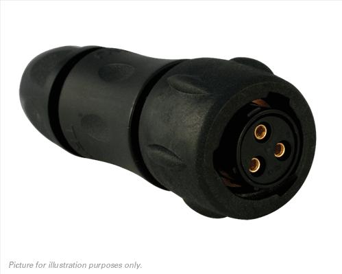 SOURIAU-UTS6JC103S Steckverbinder, rund Conn Circular SKT 3 POS Crimp ST Cable Mount 3 Terminal 1 Port