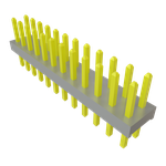 Conn Unshrouded Header HDR 24 POS 2mm Solder ST Top Entry Thru-Hole Bulk