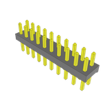 Conn Unshrouded Header HDR 20 POS 2mm Solder ST Top Entry Thru-Hole Bulk