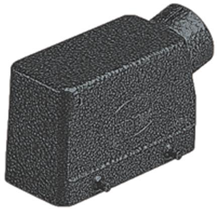 HARTING-09370101521 Schrumpfbalgenadapter Hood 90° 10B Shell Size Powder Aluminum Die Cast Double Lock