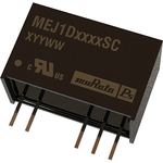 Murata Power Solutions-MEJ1D1212SC DC/DC-Wandler und Spannungsreglermodul Module DC-DC 12VIN 2-OUT -12V/12V -0.042A/0.042A 1W 5-Pin SIP