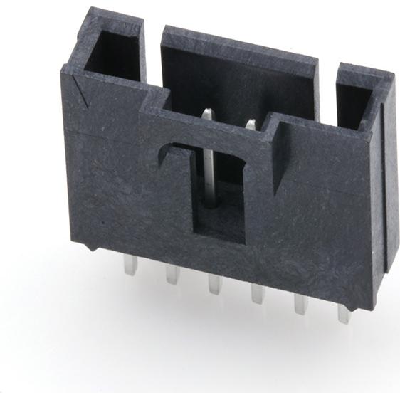 Molex-1719710006 Steckverbinderleisten und Leiterplattenbuchsen Conn Shrouded Header (4 Sides) HDR 6 POS 2.54mm Solder ST Thru-Hole Tube