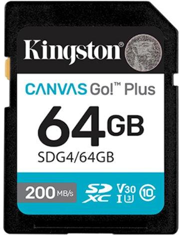 Kingston Technology-SDG4/64GB Flash-Karten Flash Card 64G-byte 3.3V SDXC Card