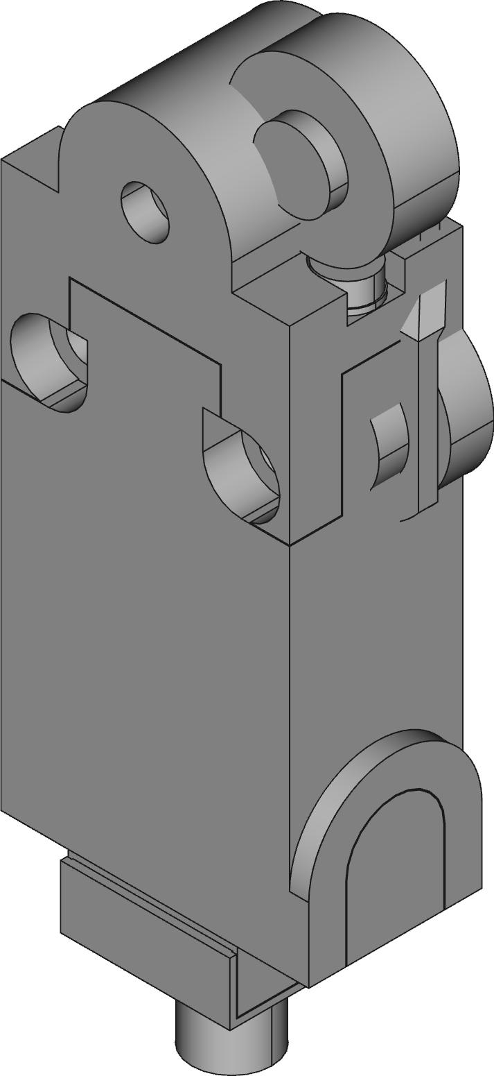 Omron-D4F-120-5D Límite del interruptor Switch Limit N.O./N.C. DPST Side Roller Lever Screw Mount 0.75A 240VAC 250VDC 5N Rotary Cable