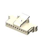 Conn Housing RCP 9 POS 1mm Crimp ST Cable Mount Black Micro Mate™
