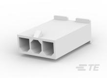 TE Connectivity-521274-2 Connector Discrete Wire Housing Conn Housing RCP 3 POS 7.49mm Crimp ST Cable Mount Natural Package