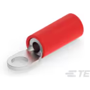 TE Connectivity-320882 Raccordement de terminaux PIDG Ring Tongue Terminal 16-22AWG Copper Red 16.99mm Tin Loose