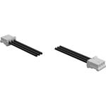 Cable Assembly UL 10002 0.05m 24AWG Wire to Board to Wire to Board 3 to 3 POS F-F Crimp-Crimp Bag