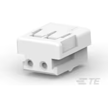 TE Connectivity-179228-2 Connector Discrete Wire Housing Conn Housing RCP 2 POS 2mm Crimp ST Cable Mount Natural Bag/Box