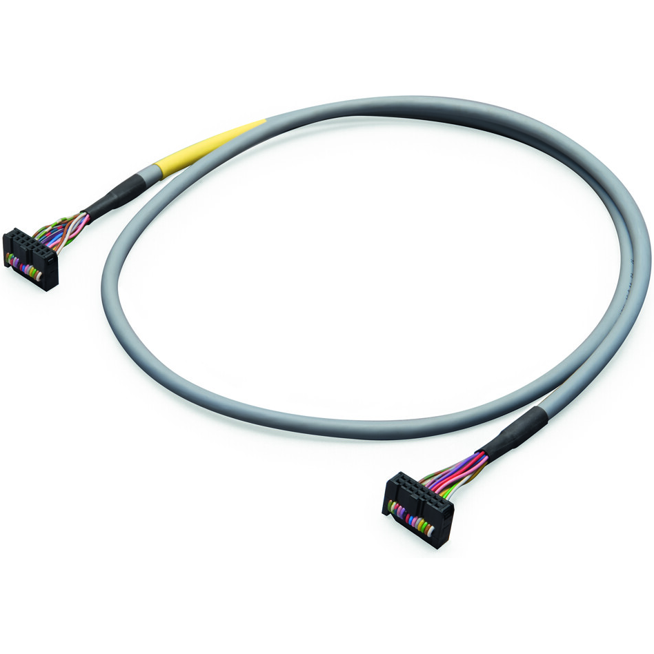 WAGO-706-753/300-100 Flachband Kabelbaugruppen Cable Assembly Ribbon 1m 35AWG Power to Power 14 to 14 POS F-F