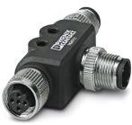 PHOENIX CONTACT-1424711 Sensor Accessories Bus system T-connector, PROFIBUS DP (12 Mbps), 5-position, shielded, Socket straight M12 SPEEDCON, B-coded, on Plug straight M12 SPEEDCON, B-coded and Plug straight M12 SPEEDCON, B-coded