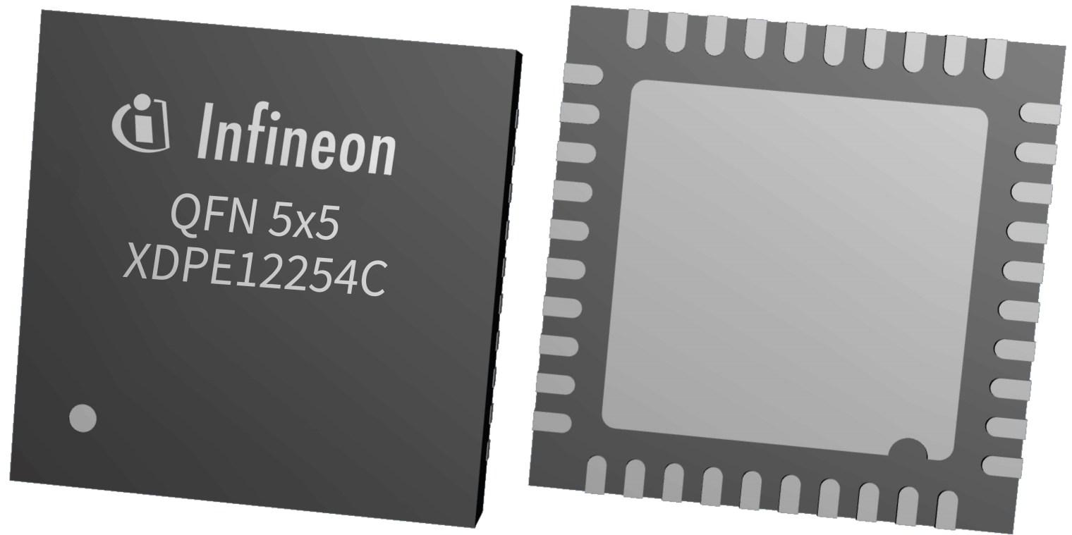 Infineon Technologies AG-XDPE12254C0000XUMA1 Contrôleurs CC en CC Digital Multi-Phase Controller