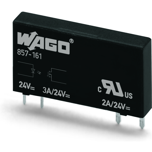 WAGO-857-161 Relè a stato solido Relay SSR 7mA 30V DC-IN 24V 4-Pin SIP Box