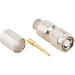 Conn TNC 0Hz to 11GHz 50Ohm Crimp ST Cable Mount PL Gold