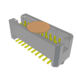Conn Shrouded Header HDR 20 POS 1.27mm Solder ST SMD Tube