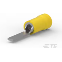 TE Connectivity-324543 Raccordement de terminaux Wire Tap Terminal 10-12AWG Copper Yellow 30.32mm Tin Loose