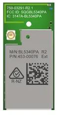 Ezurio-453-00076R Combo Wireless Module BT+ZigBee Module 2405MHz to 2480MHz 97-Pin LGA Module T/R