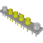 Conn Quad Port MMCX 0Hz to 6GHz 75Ohm Solder ST Thru-Hole (4)F Tube