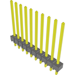 Conn Unshrouded Header HDR 10 POS 2.54mm Solder ST Top Entry Thru-Hole Bulk