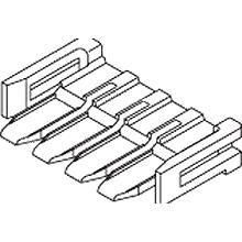 Molex-51348-0500 Steckverbinderzubehör CONNECTOR ACCESSORIES RETAINER NYLON NATURAL BAG