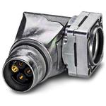 Conn M17 Circular SKT 4 POS Crimp RA Cable Mount 4 Terminal 1 Port