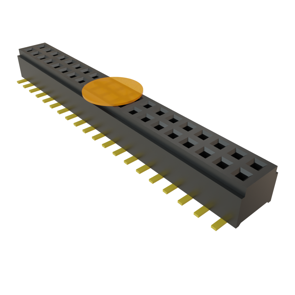Samtec-CLM-120-02-H-D-A-K-TR 连接器插头及 PCB 插座 Conn Micro Socket Strip SKT 40 POS 1mm Solder ST SMD T/R