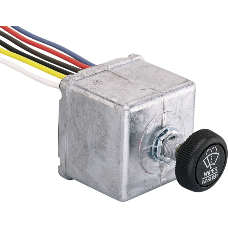 Littelfuse-75600-04 Commutateur rotatif Switch Rotary SP4T 4 Knob Shaft Wire Lead 16VDC Box