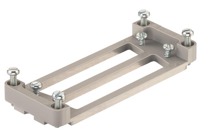 HARTING-09300009973 Accesorios del conector Connector Accessories D-Sub Adapter Plate Straight