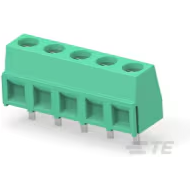 TE Connectivity-282836-5 Connector Terminal Blocks Conn Eurostyle Block M 5 POS 5mm Solder ST Thru-Hole 13.5A/Contact