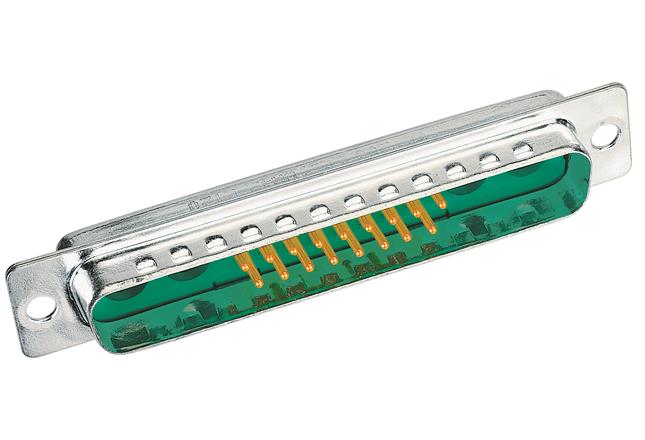 HARTING-09692115072 Raccordement D ultra-miniaturisé Conn D-Sub PIN 5Signal/2Cavity POS Solder Cup ST Panel Mount 7 Terminal 1 Port