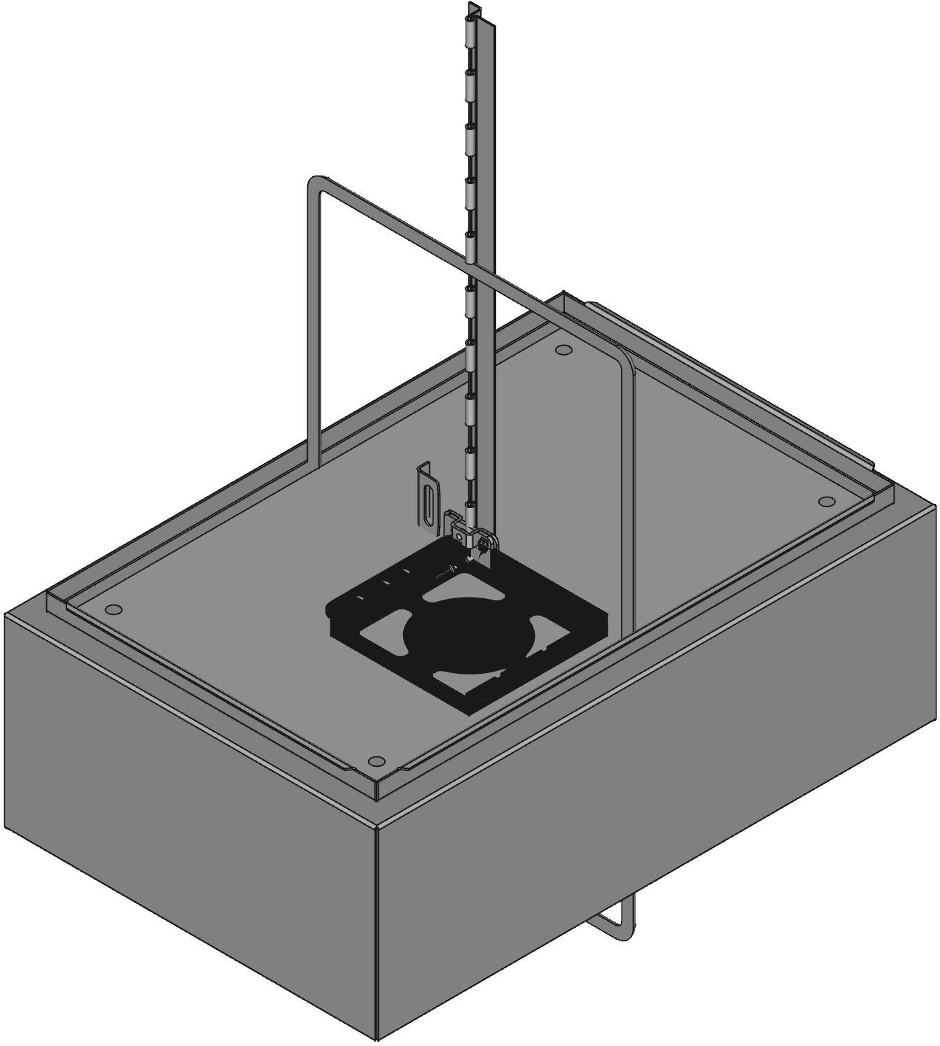 Hammond Manufacturing-1418N4SSH8  Natural Stainless Steel 304 Wall Mount Enclosure