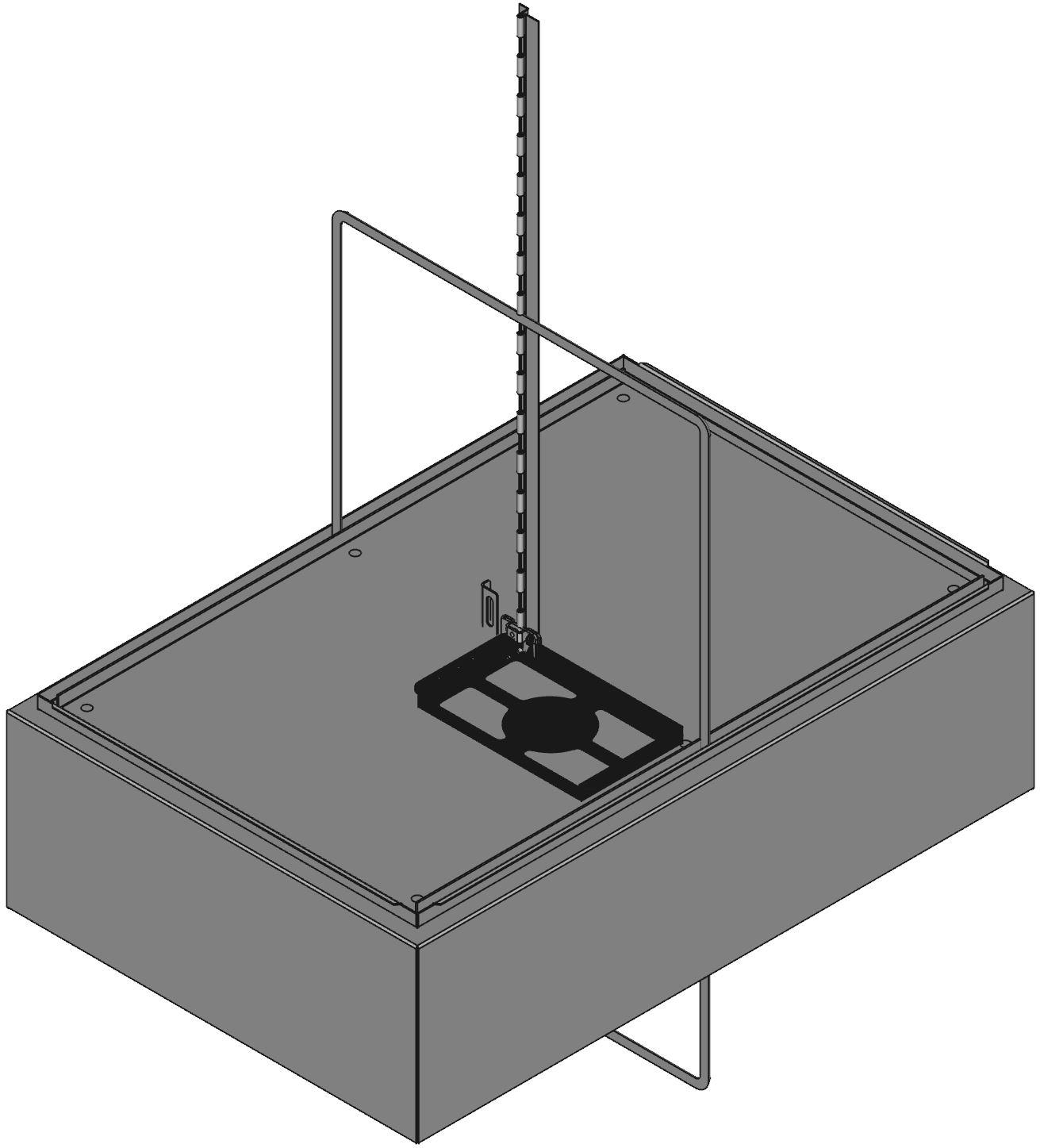 Hammond Manufacturing-1418N4S16L10 Boîtes, boîtiers et supports Natural Stainless Steel 316 Wall Mount Enclosure