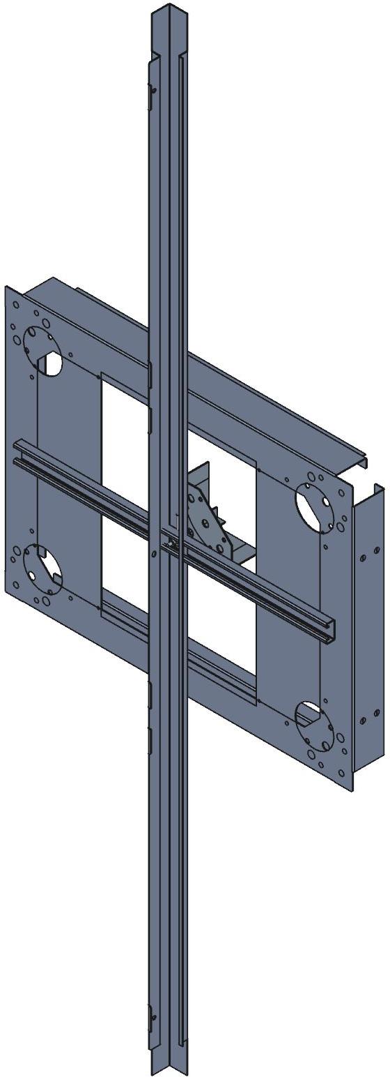 Hammond Manufacturing-C4F247731BK1 Cajas, compartimentos y anaqueles Modular Server Rack Cabinet