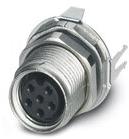 PHOENIX CONTACT-SACC-DSI-M8FS-6CON-M10-L180 SH Steckverbinder, rund Conn M8 Circular SKT 6 POS Solder ST Cable Mount 6 Terminal 1 Port