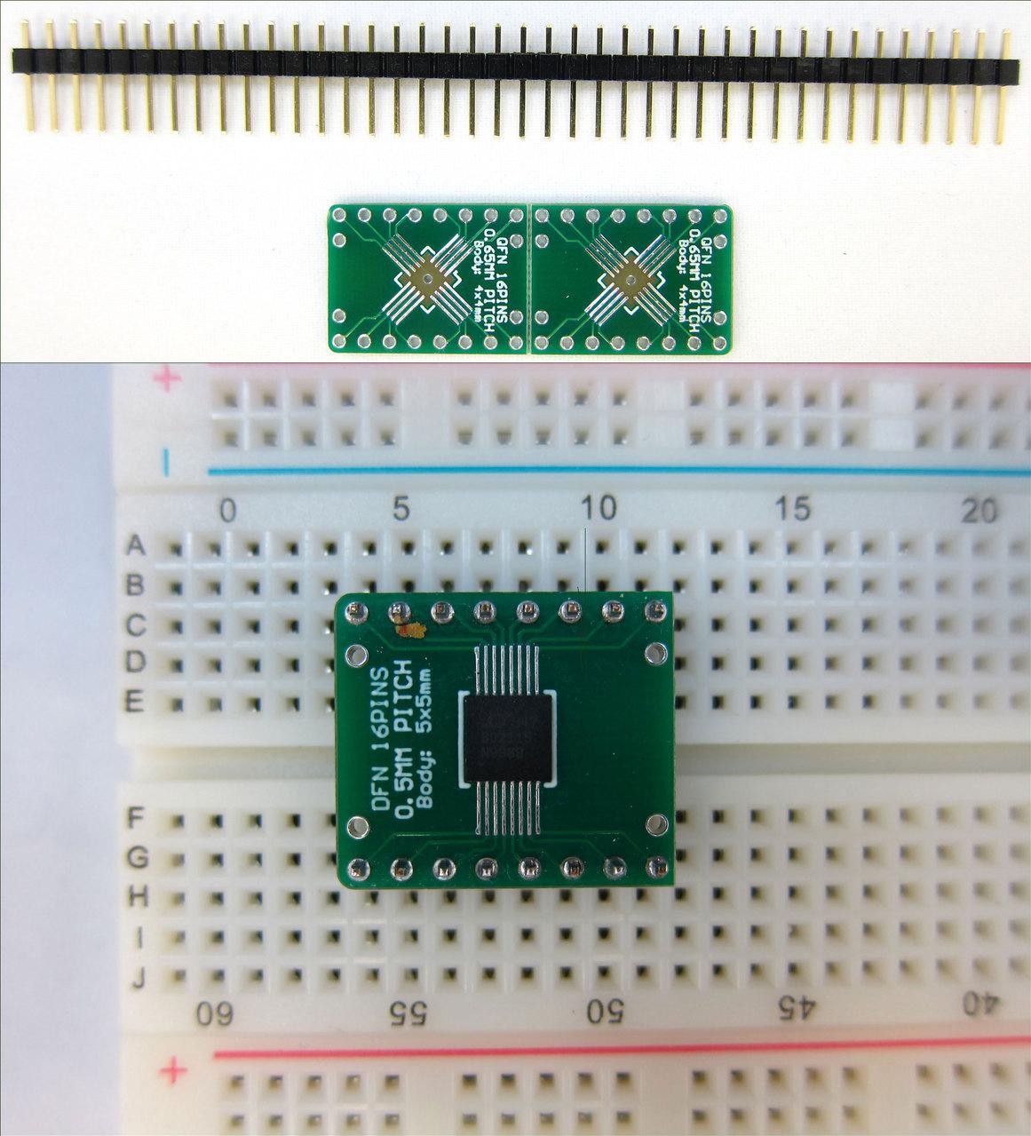 SchmartBoard-204-0028-01 Entwicklungssätze und Werkzeuge 204-0028-01 SchmartBoard Development Kits & Tools ez.5mm Pitch 12 Pin DFN Adapter - Arrow.com