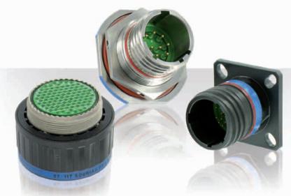 SOURIAU-D38999/20ZJ19PA-LC Connettore circolare Conn Circular PIN 19 POS Crimp ST Flange Mount 19 Terminal 1 Port