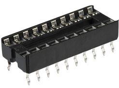 Assmann WSW components, Inc-A 20-LC-TR Prise de raccordement Conn IC Socket SKT 20 POS 2.54mm Solder ST Thru-Hole Tube