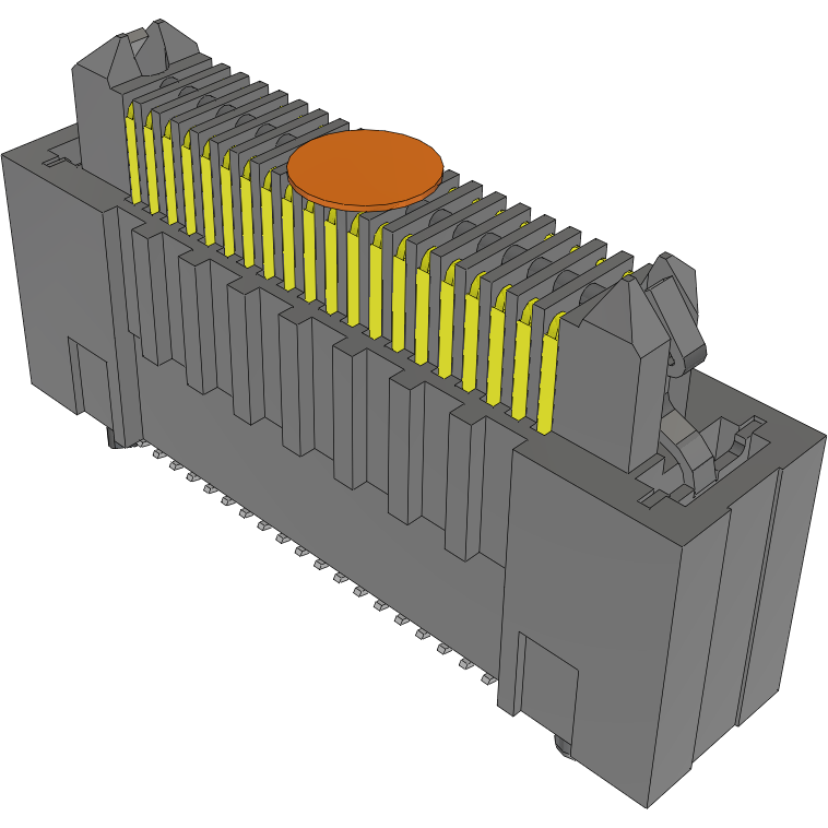 Samtec-ERM8-020-09.0-L-DV-L-K-TR Steckverbinderleisten und Leiterplattenbuchsen Conn Micro High Speed Terminal Strip HDR 40 POS 0.8mm Solder ST Top Entry SMD Edge Rate® T/R