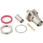 Conn BNC 0Hz to 4GHz 50Ohm Crimp ST Panel Mount RCP Gold