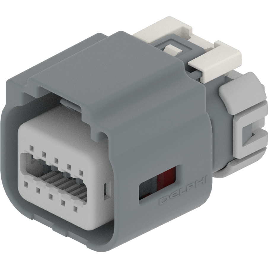 Delphi-35063638 Gaine de câblage de raccordement discret Conn Housing F 10 POS 2.54mm Crimp ST Cable Mount Multi Color